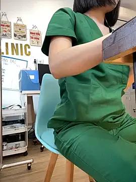 Clinic_Sexy — masturbation in public clinic/